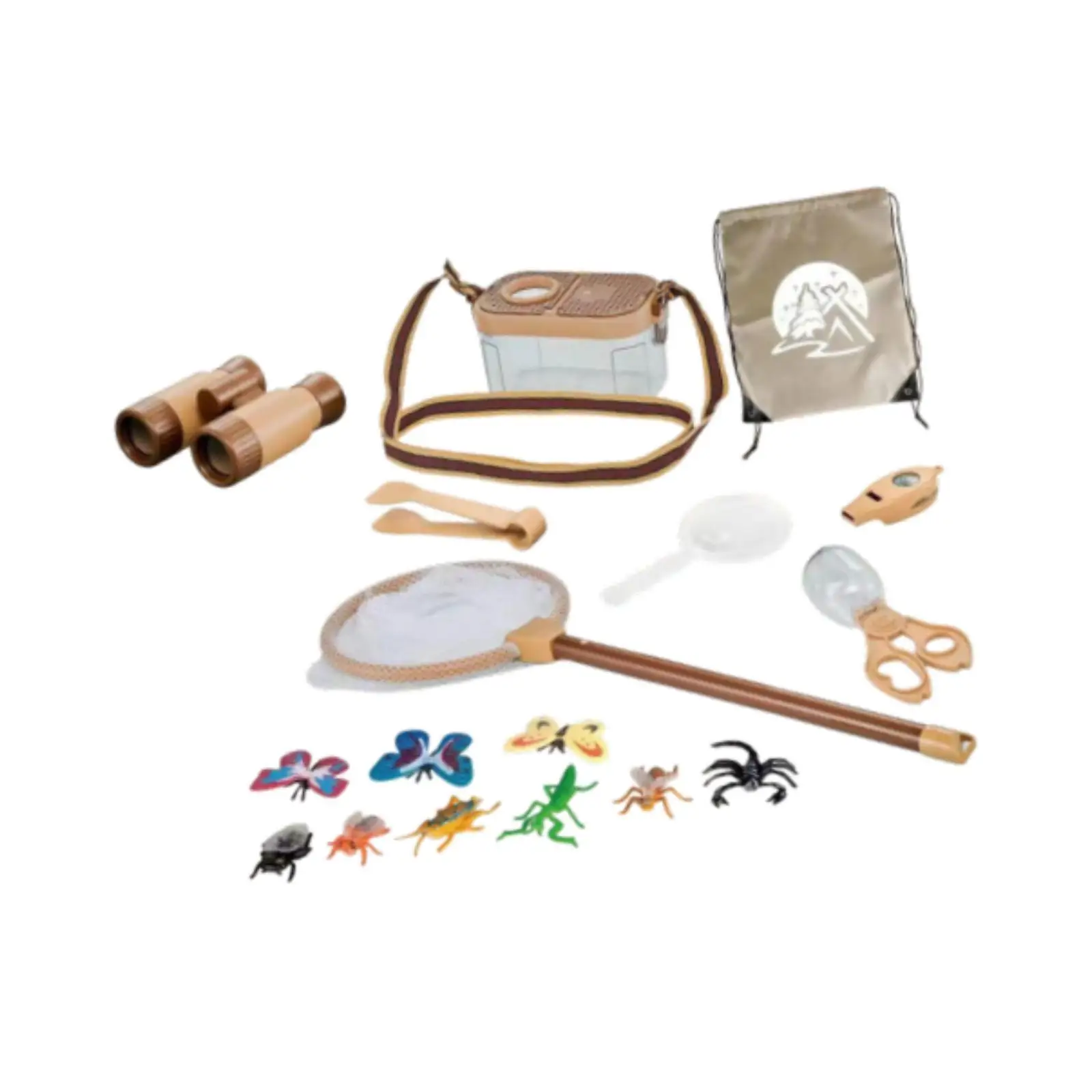 19Pcs Kids Camping Gear Set Kids Outdoor Adventure Set for Kids Kindergarten
