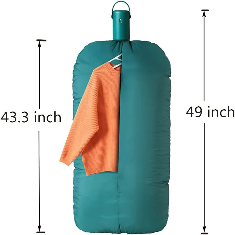 Portable Clothes Dryer, 250W Multifunctional Small Dryer Machine, Big Bags for Travel and Home Laundry