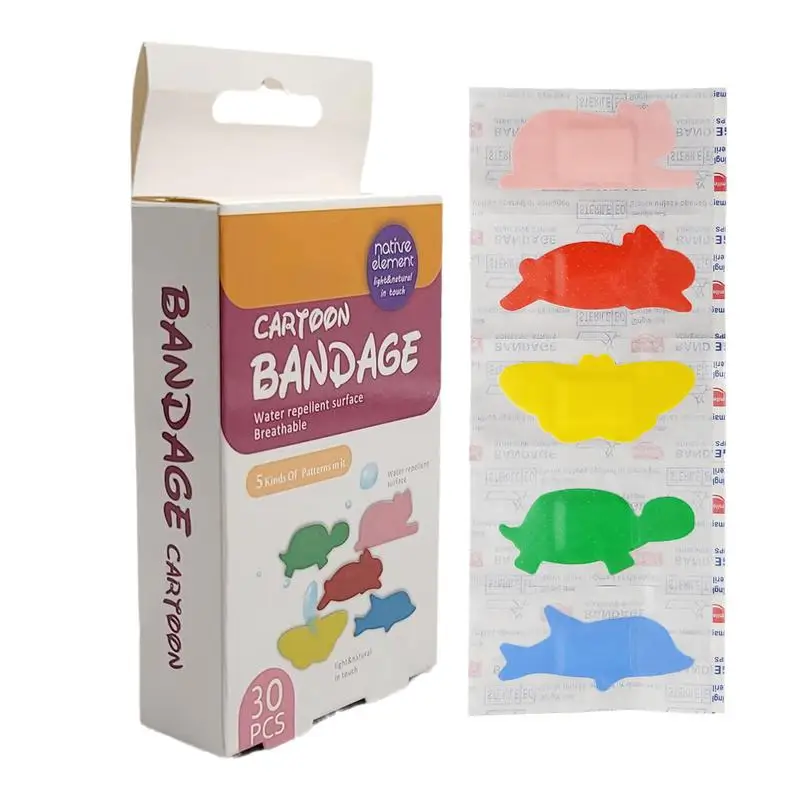 

Childrens Bandages Small Cute Plasters Kids Bandages Stickers For Wound Care Protection Colorful Cartoon Animal Adhesive Bandage