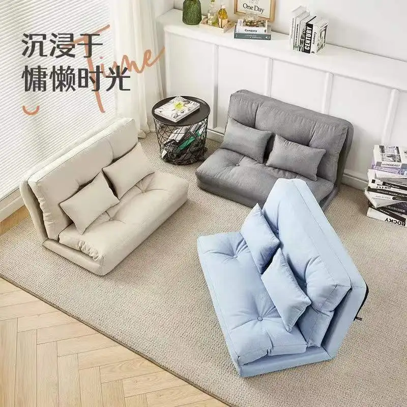 Foldable Lazy sofa bed double apartment sofa detachable bedroom floor comfortable sofa bed furniture living room recliner sofa