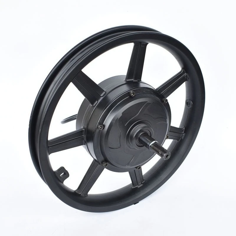 14 Inch 48V Brushless Geared Hub Motor Fit  Fat Snow Tire Electric Bike Off-Road Rear Wheel Driving Assembly