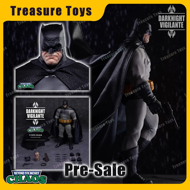 Chaos No002 Batman Figure Darknight Vigilante Batman Anime Action Figures Figurine 1/12 DC Comics Model Custom Toy Gifts Presale