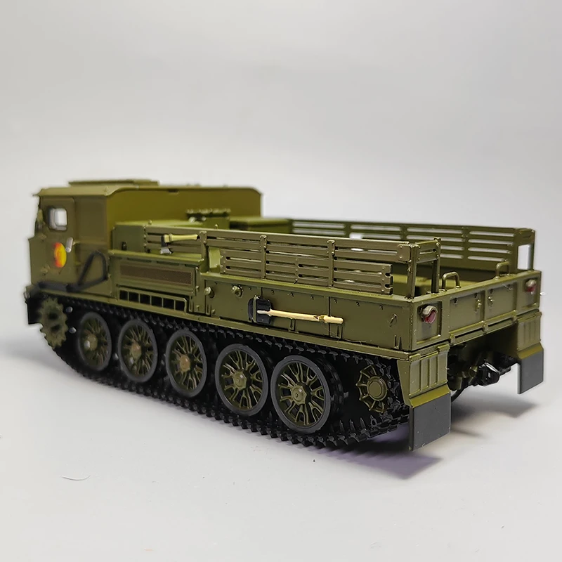 1:43 Scale Diecast Alloy Soviet Militarized ATS59G Tracked Transport Vehicle Chariot Model Classics Gift Souvenir Static Display