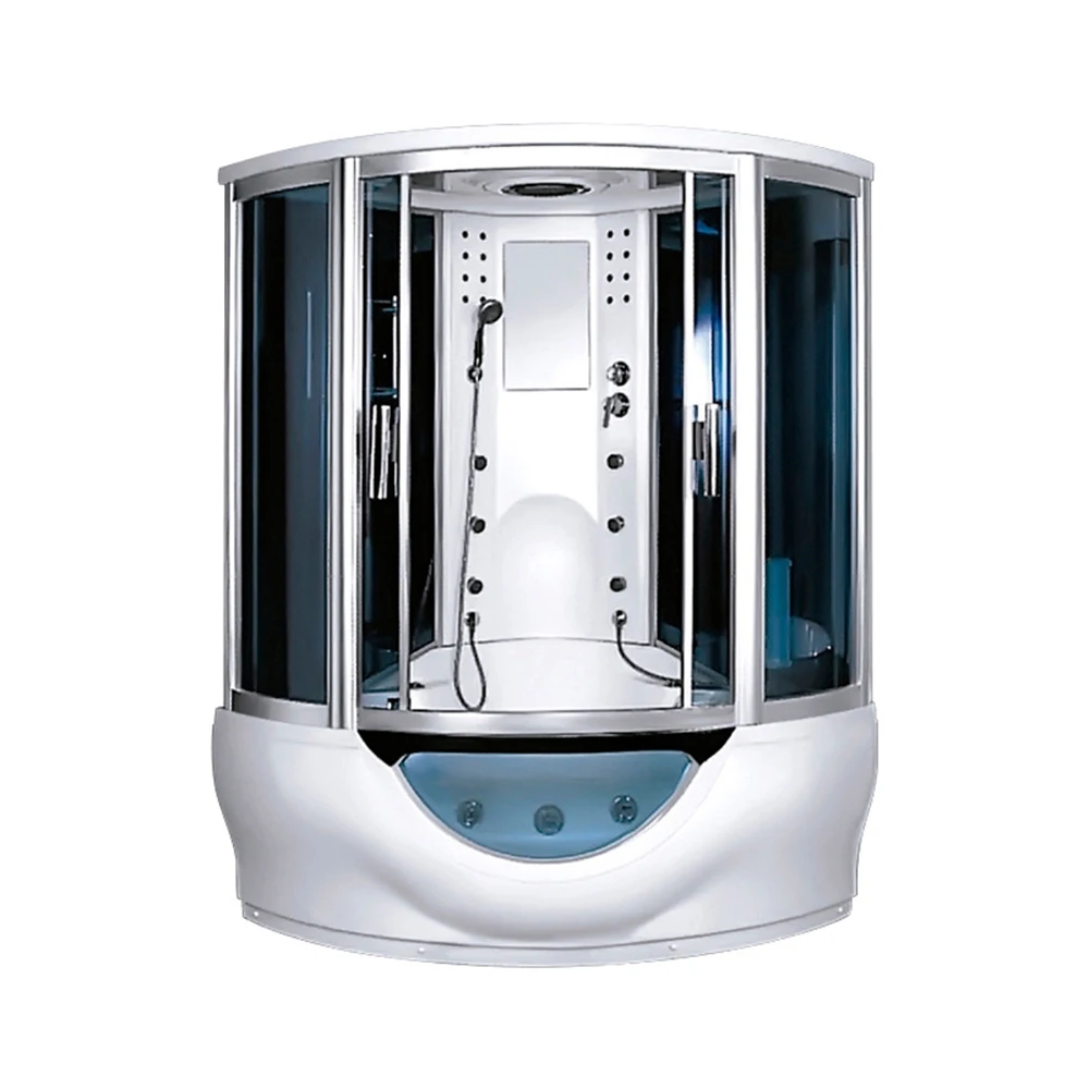 

1500X1500X2150mm Double Person Bathroom Steam Shower Enclosure Mult-Functional Computer Control Wet Sauna Room 7036A
