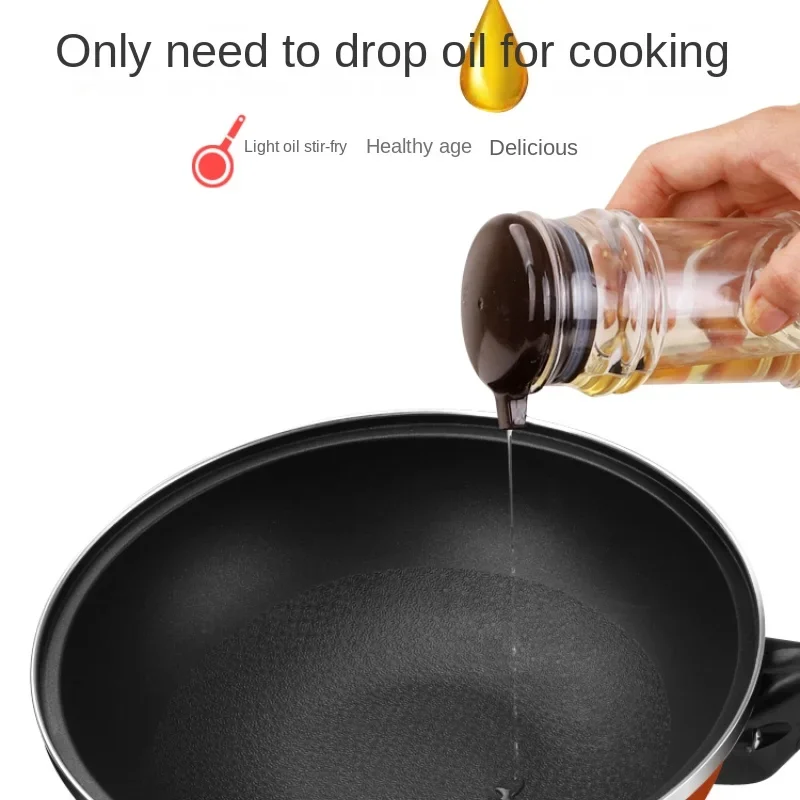 Joyoung-sartén eléctrica multifunción todo en uno, olla caliente, antiadherente