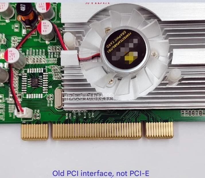 Karta graficzna FX5500 FX5200 PCI DDR 256M Karta graficzna PCI Karta wideo PCI z CRT DVI S-Video