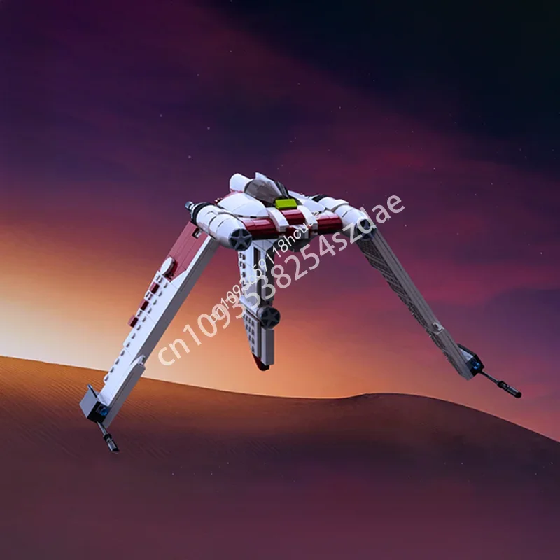 Set di Costruzioni Modello Astronave Clone V-19 Torrent da 414 Pezzi, Blocchi Impilabili Creativi, Regalo per Bambini, Giocattolo Fai-da-Te