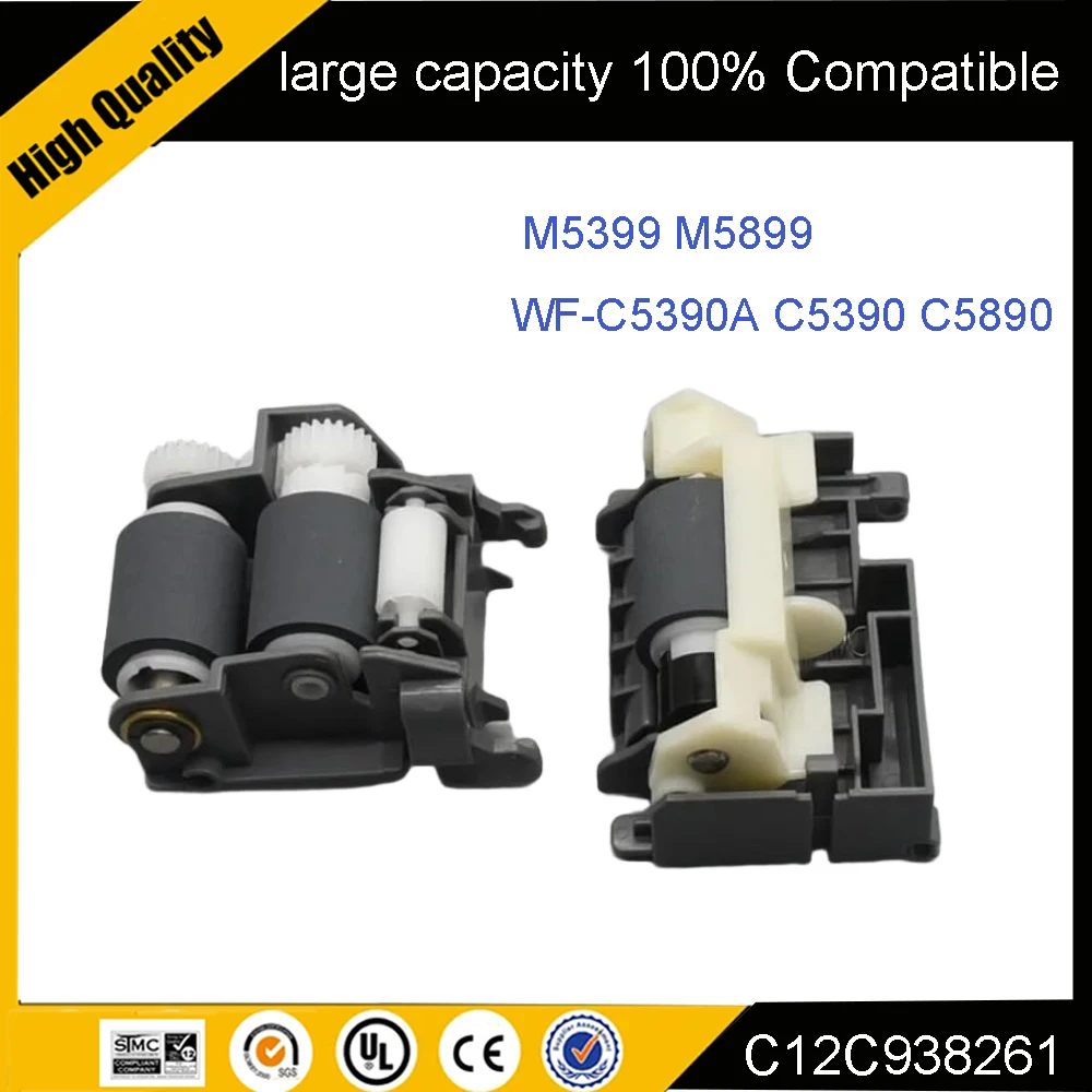 Einkshop Paper Pickup & Separation Roller Kit for EPSON M5399 M5899 WF-C5390A C5390 C5890 C12C938261 - Printer Maintenance Parts