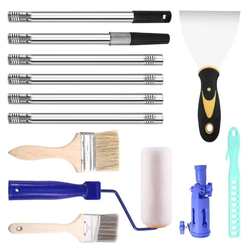A19F-Paint Brush Extender Multi-Angle Design For Paint Pole Extension Device Removable Extension Rod For High Ceiling