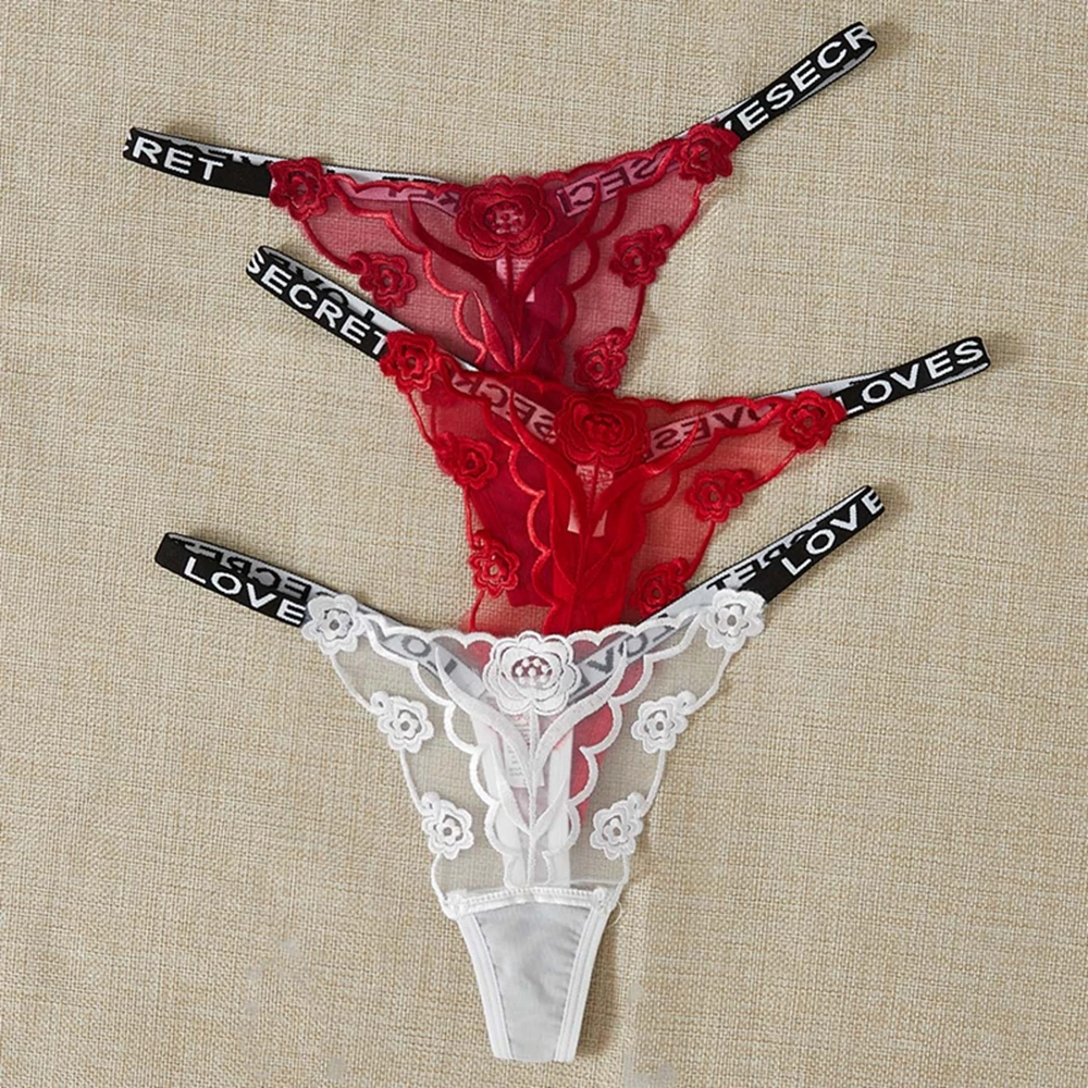 Aundies Fashion China Lace Transparent Panties See Through G String Tanga