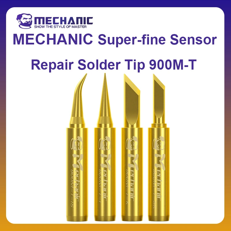 MECHANIC OFFICIAL Super-Fine  Sensor Repair Solder Tip 900M-T Welding Tip Head Tools Inside Hot Bare Copper Electric Soldering