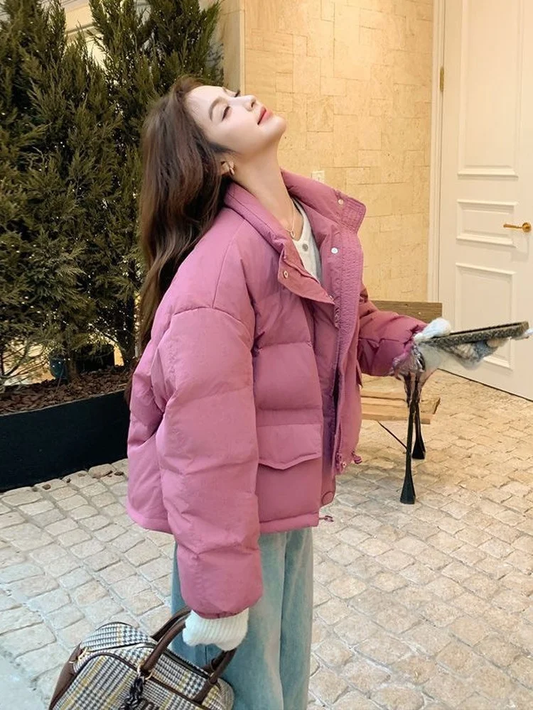 

Модная женская утепленная хлопковая куртка в корейском стиле, универсальная зимняя новинка
