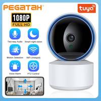 Tuya 1080P Wifi IP Camera Baby Monitor 360° PTZ Motion Detect Two Way Audio Night Vision Supports TCP/IP/ONVIF Private Protocol