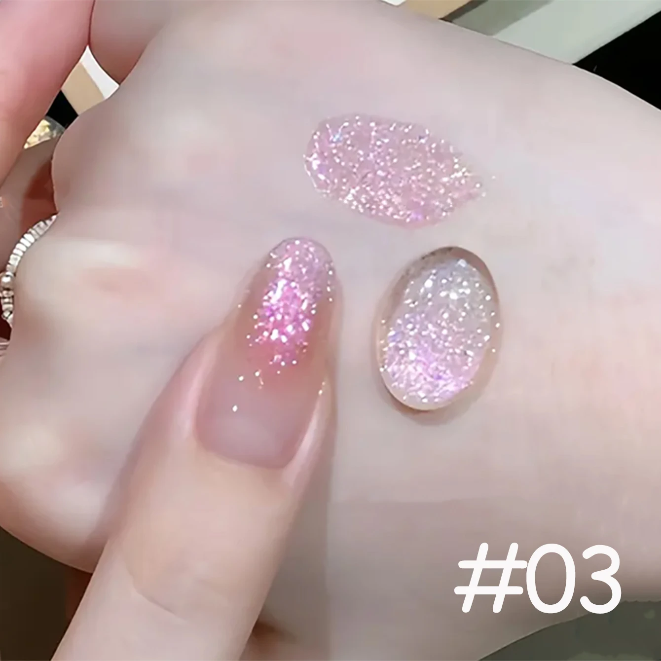 1pcs PSK 2025 ใหม่ฮาโลวีนไวท์เทนนิ่ง Fine Glitter เล็บ Salon Exclusive เจล Super Glitter Dream Fairy เลื่อมเจลเล็บ