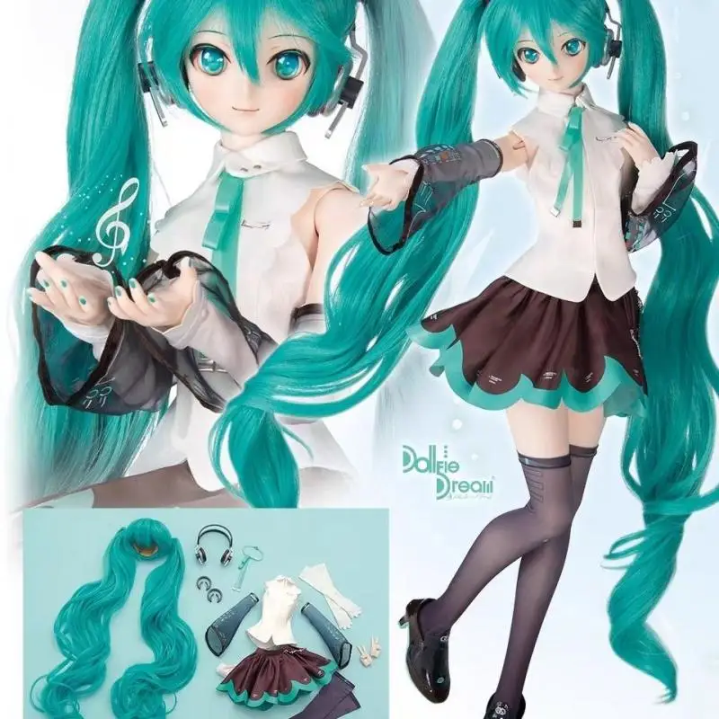 Hatsune Miku Volks Dollfiedream Three-Quarter Dd Dolls Kawaii Cartoon Cute Anime Figure Model Toy for Girl Birthday Toys Hobbies