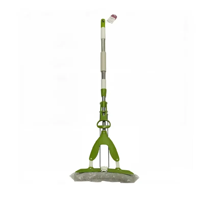 New Household Lazy Sponge Mop with Rubber Foam High Water Absorption Foldable Hand Washable Floor Cleaning Tool One Drag