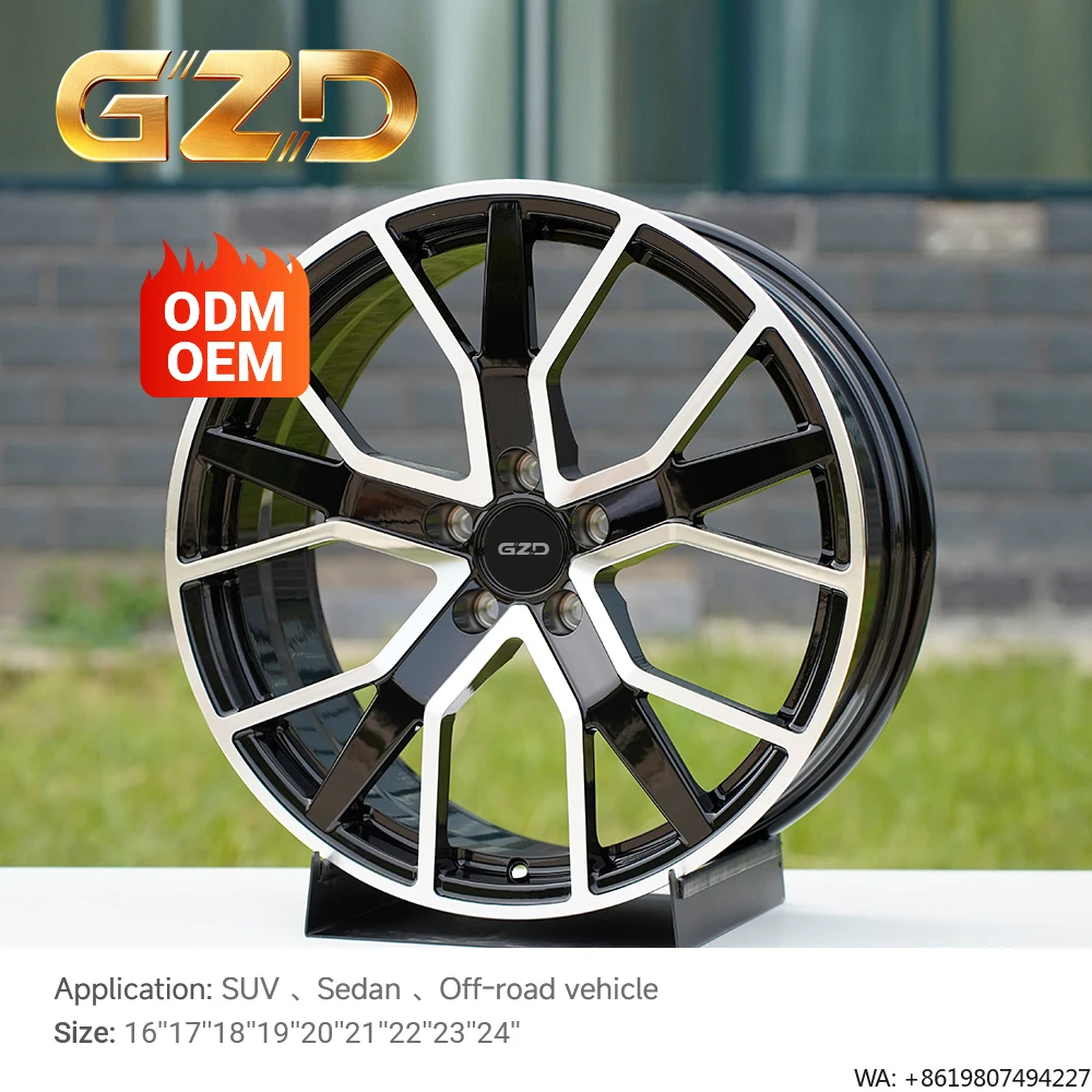 

GZD OEM New Forged Alloy Wheel 22" Concave Design 5/6 Lug Bolt Patterns Knurled for Older American Muscle Truck Cheap Rims