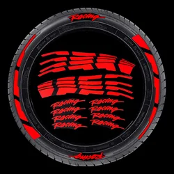 3D Car Wheel Tuning Permanent Rubber Conjoined Lettering Stickers for Toyota Honda Maserati Porsche BMW Benz Audi VW Mitsubishi