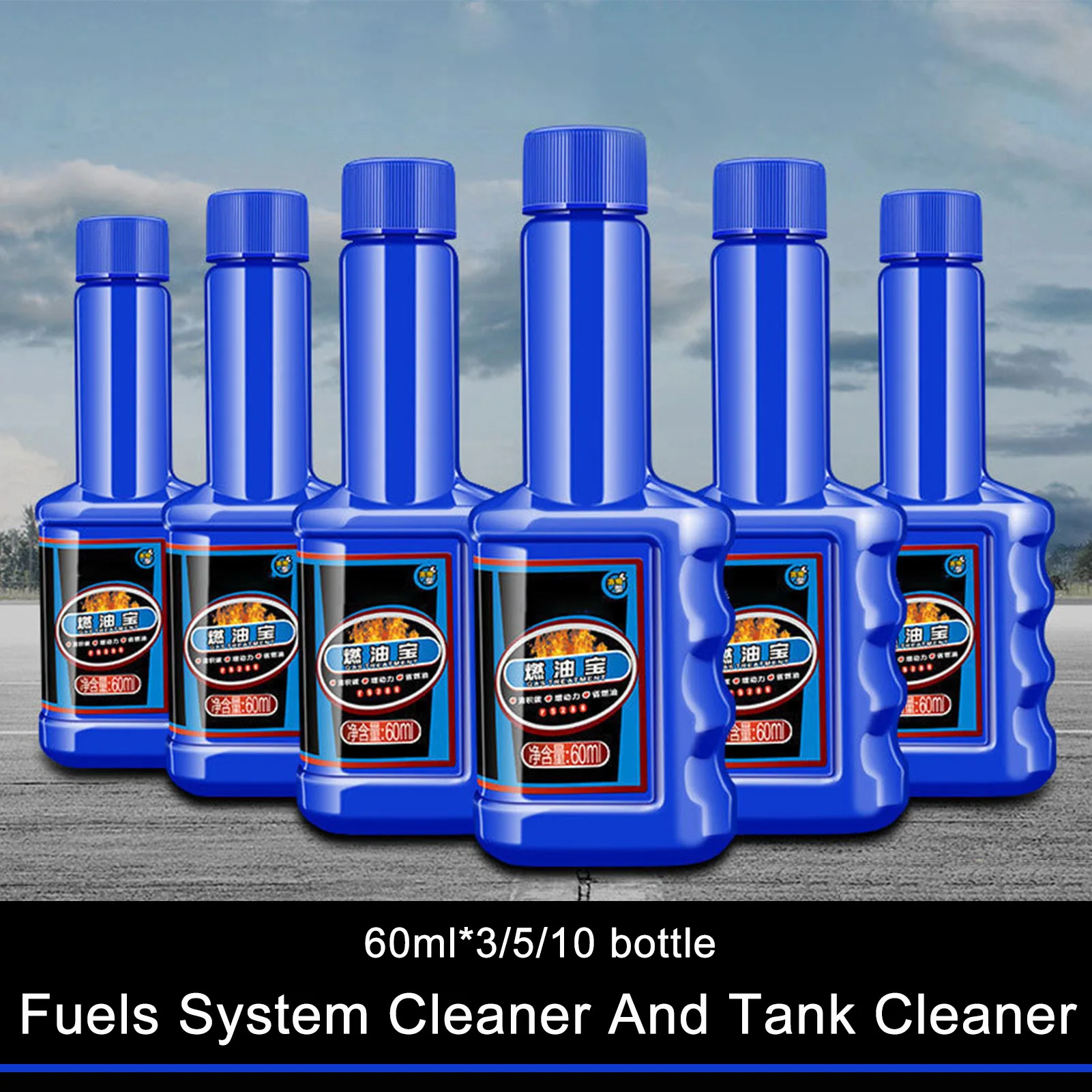 

60ml*5 Fuel Gasolines Injector Cleaner Car Fuels System Cleaner Car Gasoline Diesel Fuel Additive Gas Oil Additive Fuels Cleaner