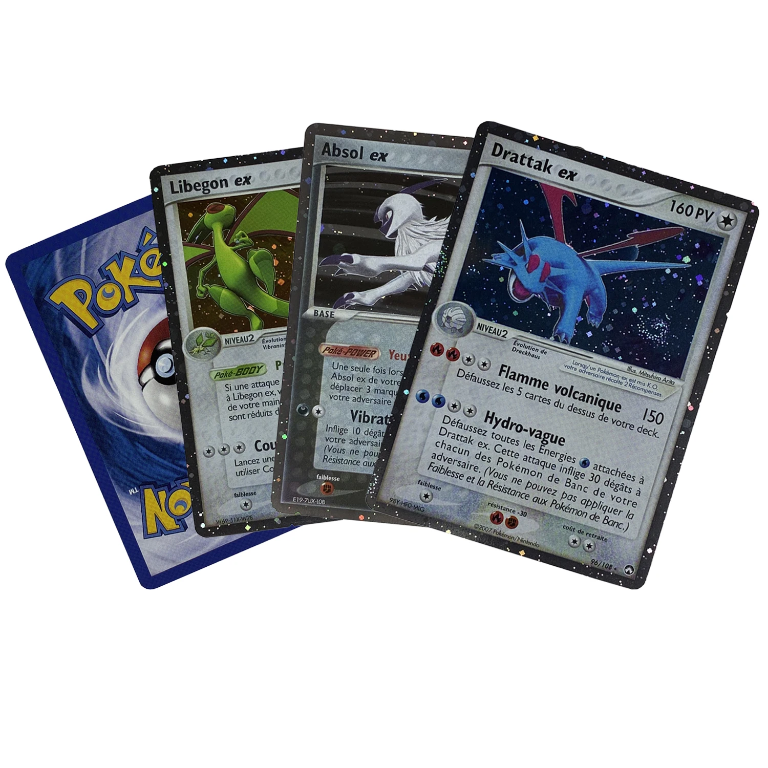 PTCG French Foil Cards Power Keepers Galaxy Cards Rare Salamence Absol Walrein Flygon ex Collectible Card
