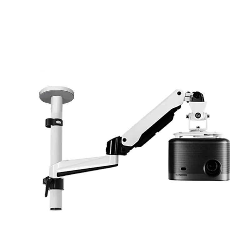 

Strong Aluminum Alloy Gas Spring Projector Arm 360° Rotation Fashionable Home Use Ceiling Mount Projector Mounts