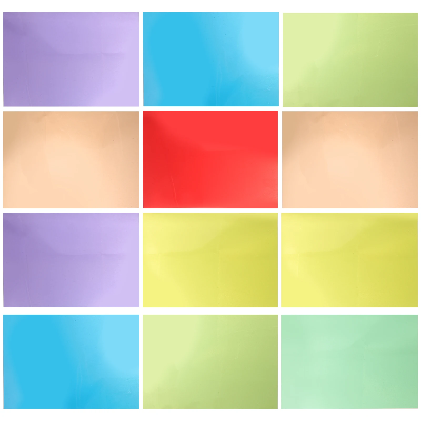 

Colorful Cellophane Sheets Glass Paper For Diy Crafts Pvc Transparent Craft Material Hard Sheet Decorative Paper