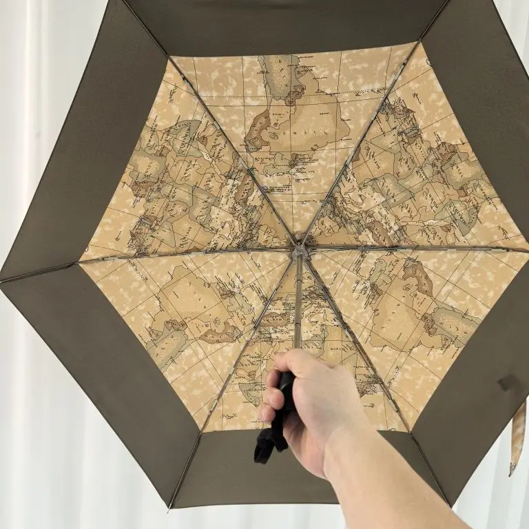 Fully automatic ultra-lightweight windproof and wind-resistant folding umbrella woman