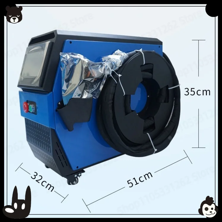 Portable Laser Welding Machine, 220V Air Cooled Handheld Welder for Stainless Steel Cutting Derusting