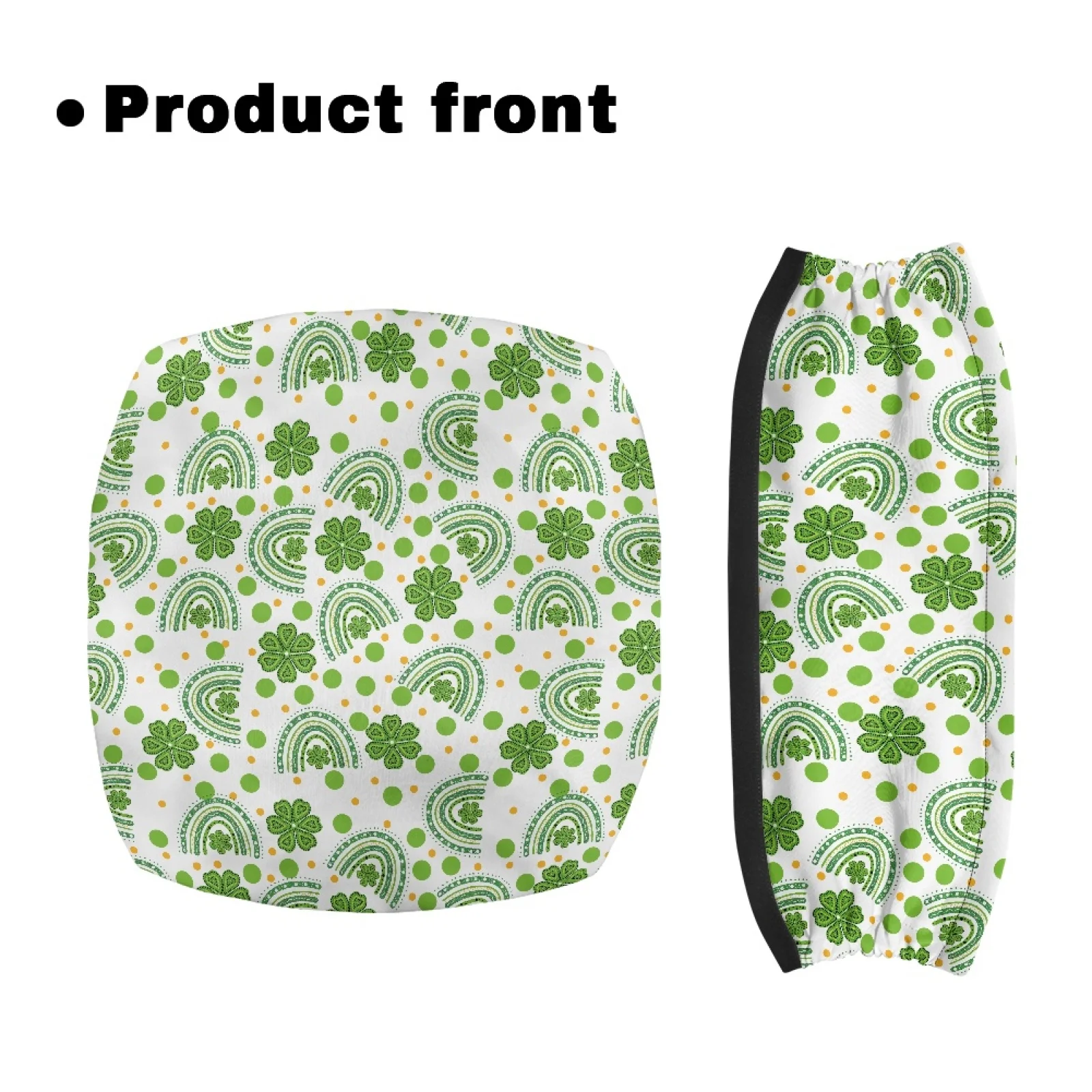 Coloranimal Rainbow Spot Design 2 Pieces Rollator Walker Cover Rollator Seat Cover for Womens Street Scenes
