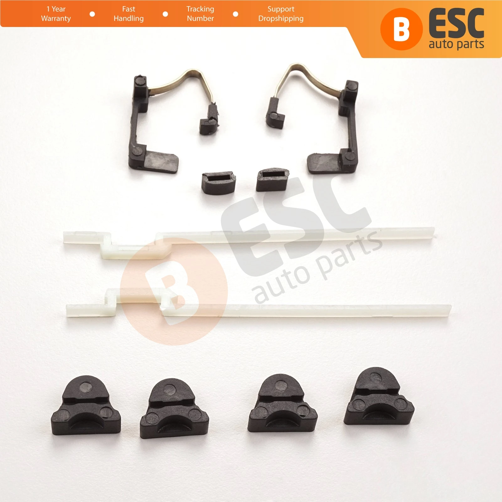 

ESR640 Panoramic Sliding Roof Sunroof Rail Frame Slider Repair Set A2227800100 for Mercedes S Class W222 V222 X222 2014–2020