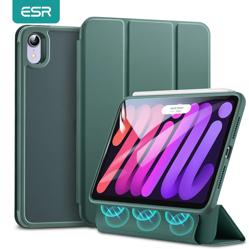 

ESR for iPad mini 6 Case Magnetic Case for iPad Air 5 4/iPad 9 8 7 10.2 Strong Protective Case for iPad Pro 11 12.9 2021 2020