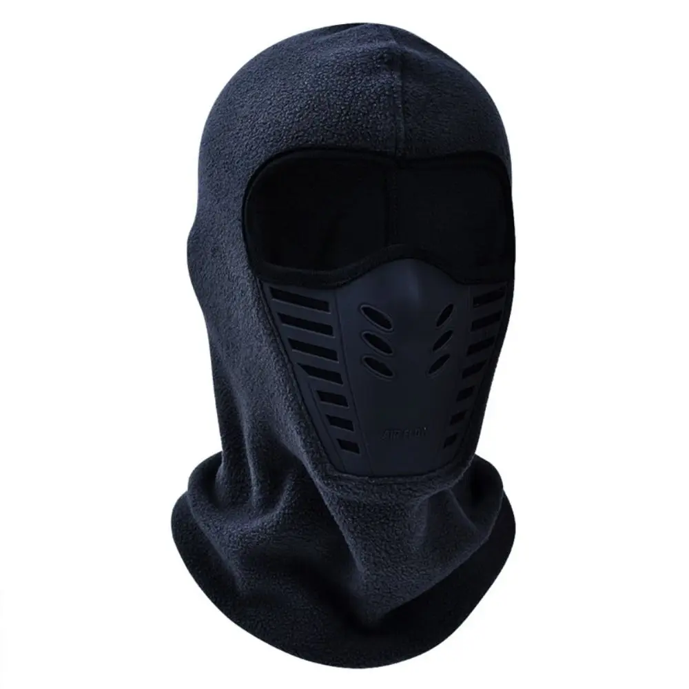 

Thickened Skiing Riding Masked Cap Windproof Dustproof Fleece Thermal Neck Face Protection Keep Warm Motorcycle Mask Men