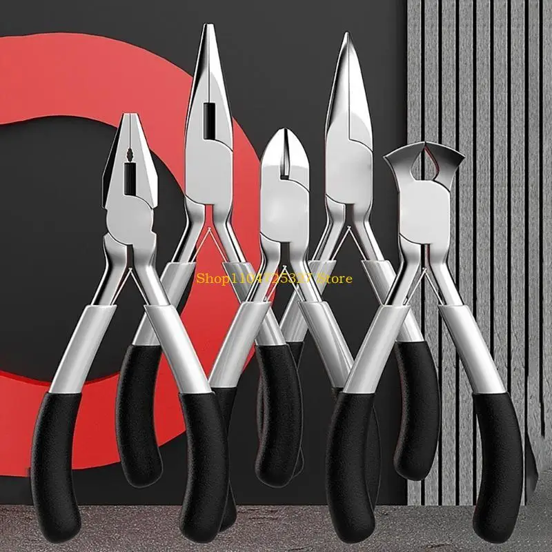 

D8KF Jewelry Making High Strength Steel Pliers For Bending Straightening Wire Cutting