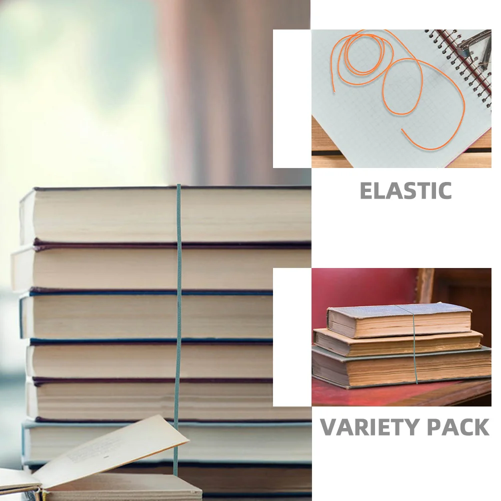 8 قطع من أشرطة النايلون المرنة القابلة للتمدد لمجلة مخطط دفتر الملاحظات ومنظم السفر وحزام إغلاق مرن