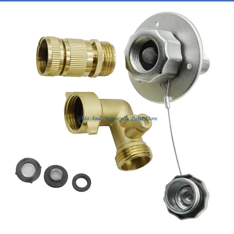 

P9FD Коррозионностойкий набор впуска воды для кемперов, герметичный дизайн для путешествий на открытом воздухе