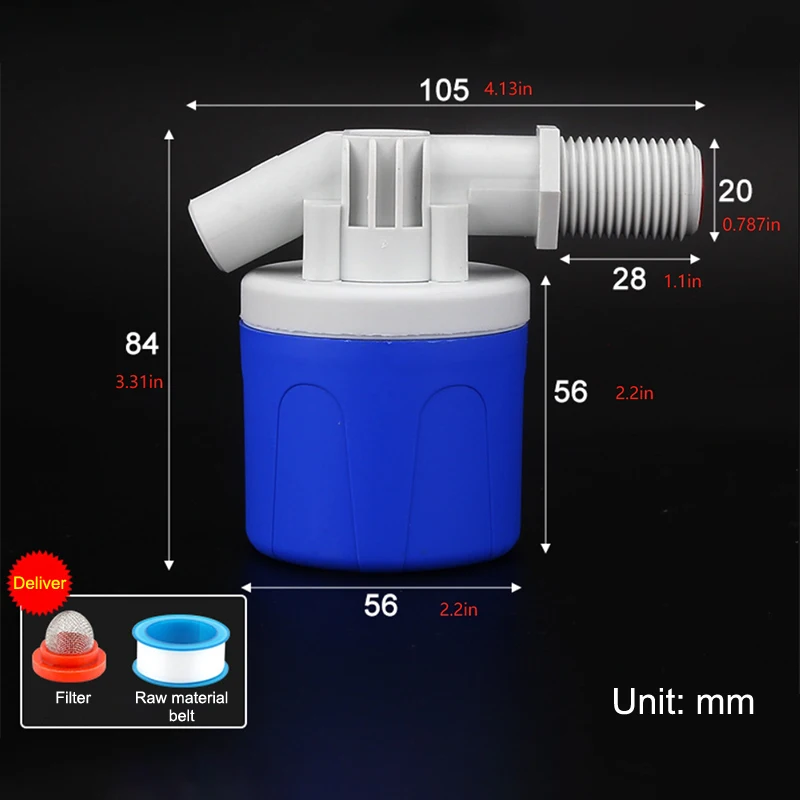 Automatic Water Level Control Valve Float Ball Valve Storage Tank Tower Float Ball Switch Inlet Valve Automatically Stops
