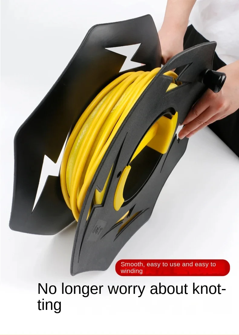 Closing Line Winding Disk Plastic Wound Disk Rolling Line Dish Cable Collection Line Storage Artifact Wire Disk Air Disk Wire