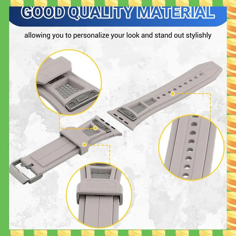 

Ремешок AB53 для ремешка для часов 49 мм, резиновый спортивный браслет, сменные аксессуары для браслета