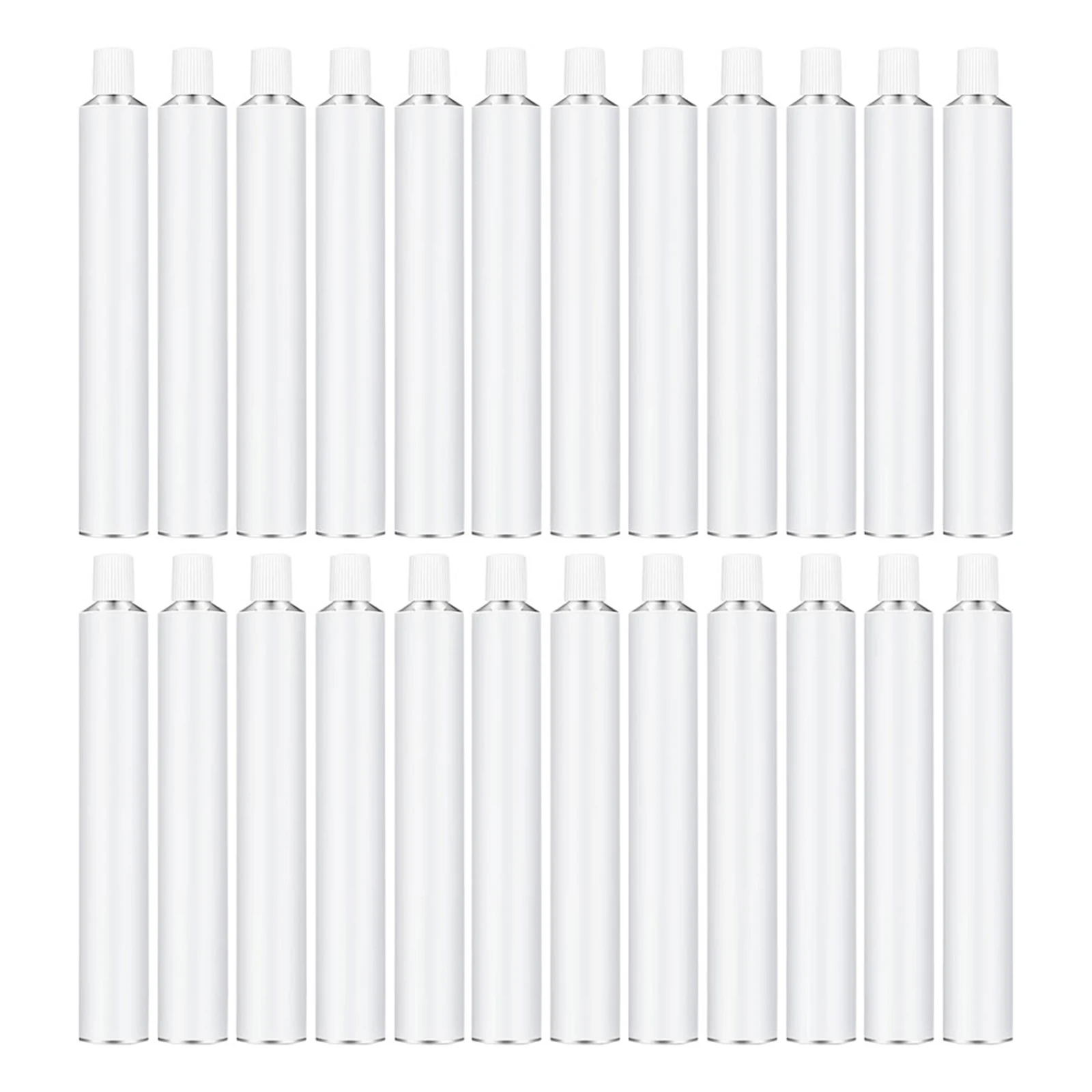 

30Pcs Empty Aluminum Paint Tubes 20Ml Leakproof Refillable Art Supply Storage for Watercolor Gouache Oil Acrylic