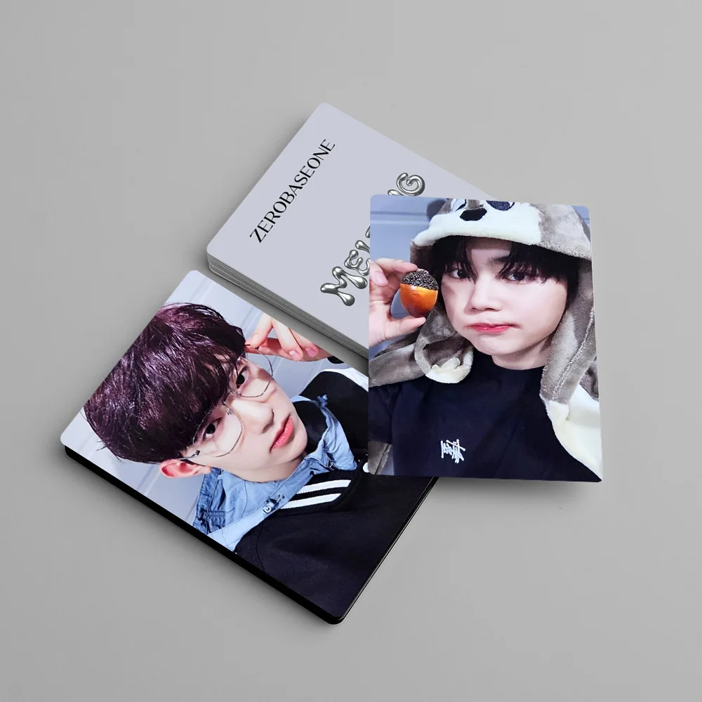 KPOP ZEROBASEONE MELTING POINT Album Photcards 55pcs ZhangHao Ricky Postcards ZB1 LOMO Cards For YuJin HanBin Fans Gifts