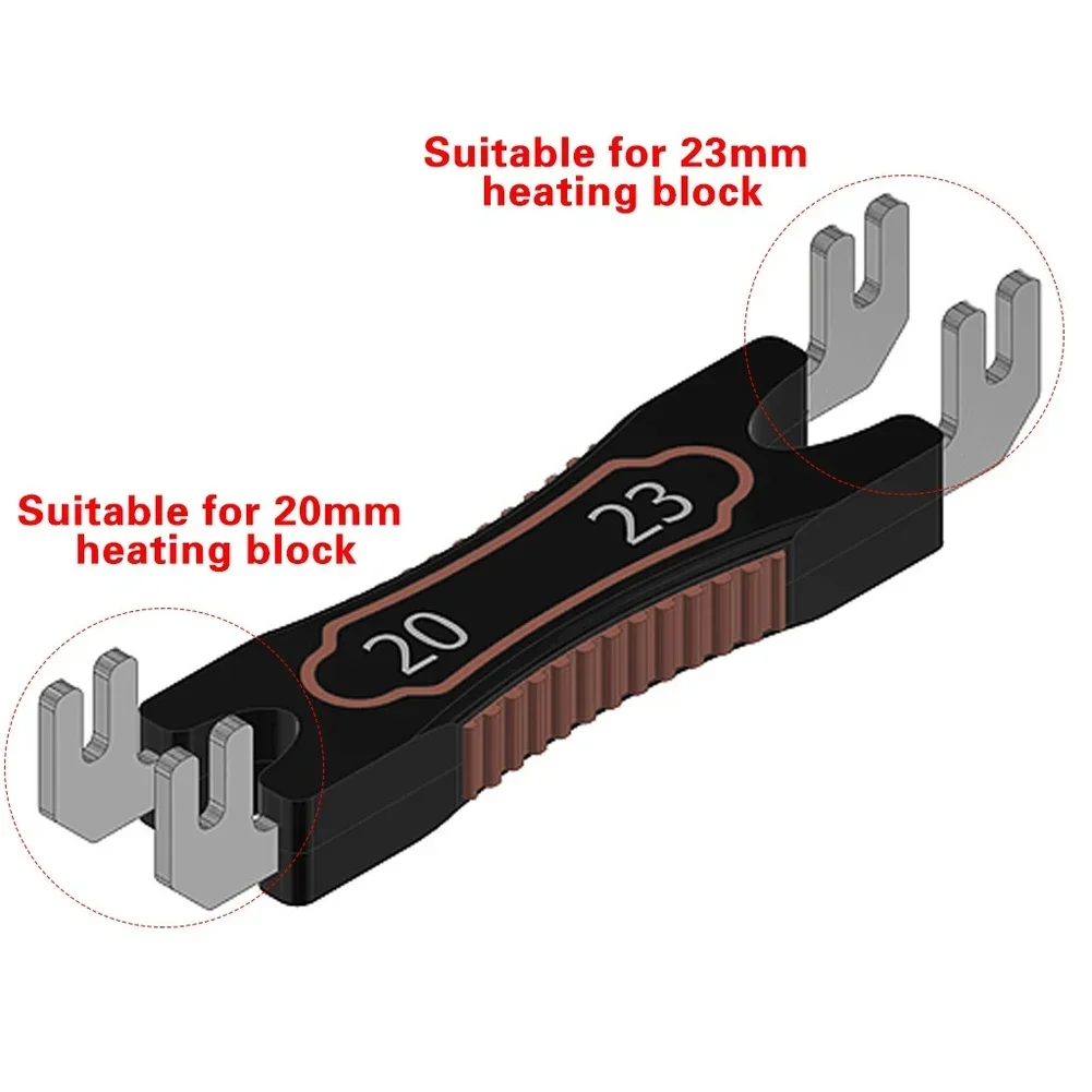 Heating Block Nozzle Removal Tool For V6 For Prusa For Ender 3 20mm 23mm Quick Change Wrench For 3D Printer Maintenance Accessor