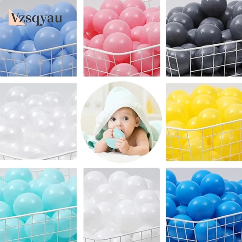 100 個屋外スポーツボールカラフルな軟水プールオーシャンウェーブボールベビー子供面白いおもちゃ環境に優しいストレスエアボール 5.5 センチメートル