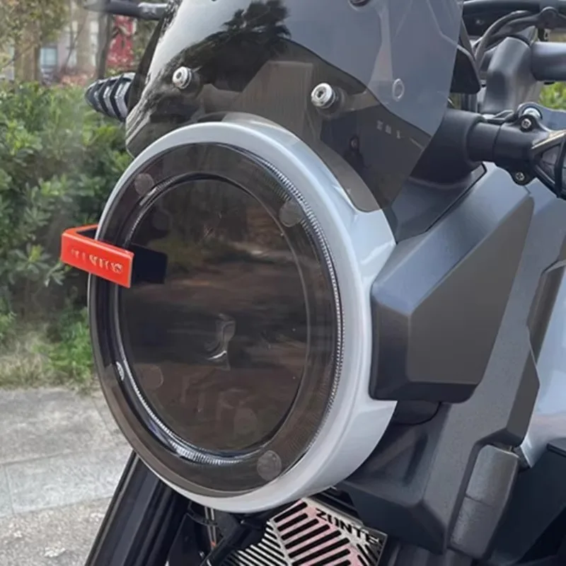 For ZONTES GK350 modified windshield, small windshield, headlight color change protection sheet, driving light sheet