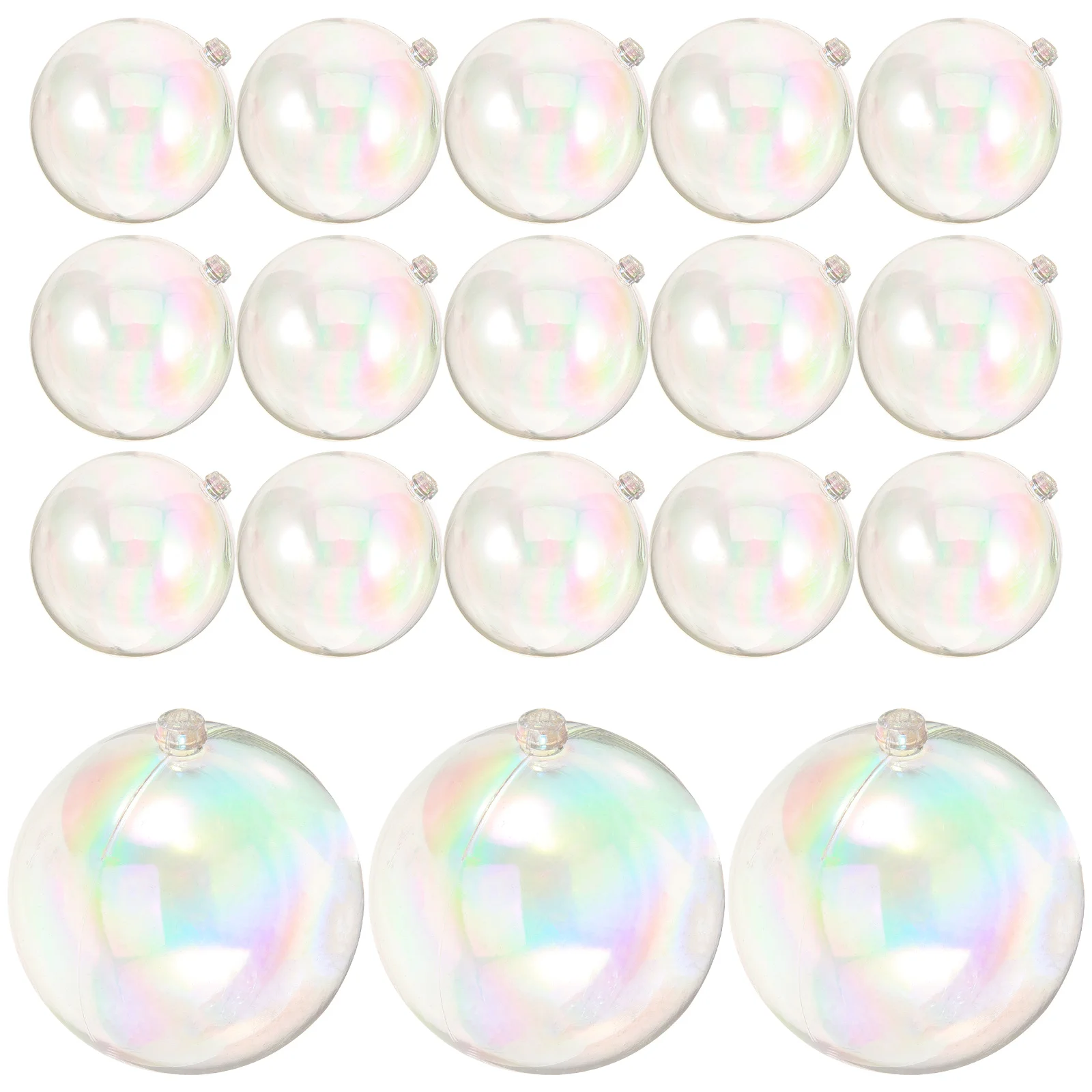 25 uds pastel Pops molde decoración navideña bola bolas de Navidad encanto plástico colorido