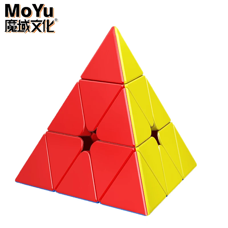 MoYu Mleilong-Cubo mágico piramidal 3x3 2x2, rompecabezas profesional de velocidad especial, 3x3x3, Cubo Magcio Original de Hungría