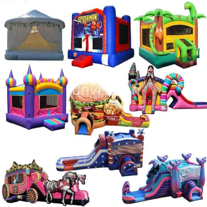 Bounce House Kids Inflatable Bounce House Bouncer Slide Combo Bouncing Castle Jumping Castle For Kids Adults