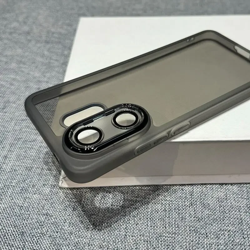 ل Vivo V60 V 60 واضح عدسة طبقة حماية جراب هاتف ل VIVO S30 S 30 لون الحلوى لينة سيليكون للصدمات غطاء الهاتف