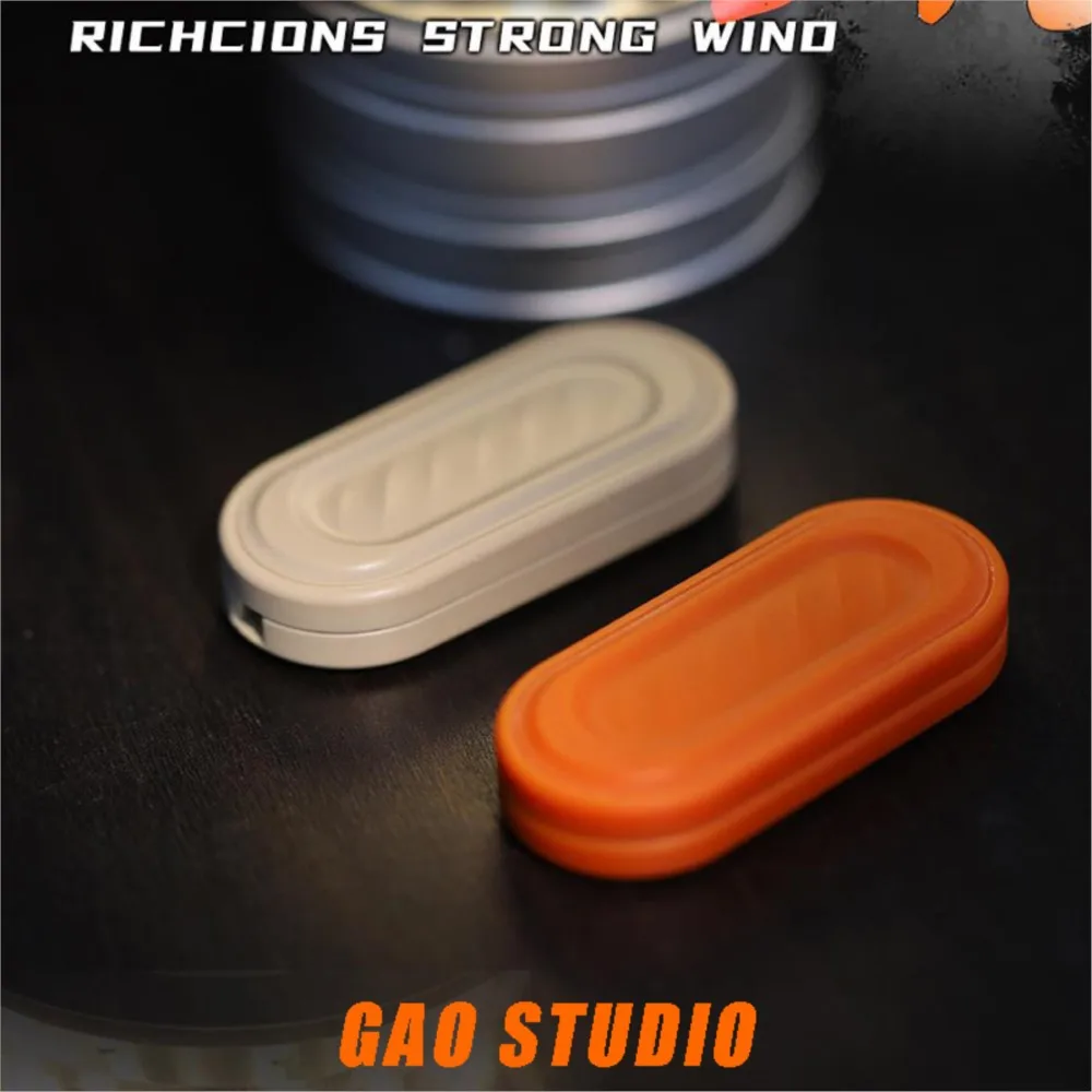 Gao Studio PEEK Richcions Strong Wind Long Push Slider Fidget Toys Adults Metal Fidget Sliders Stress Toy