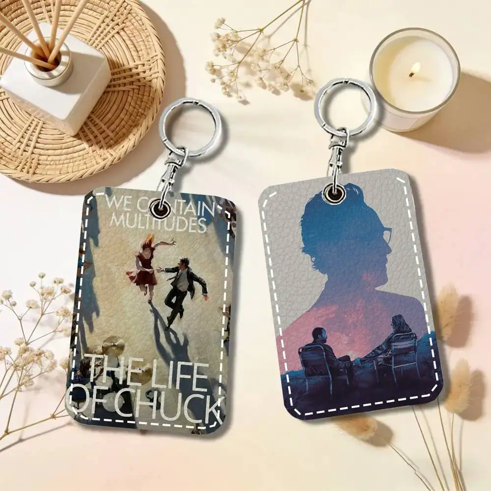 The Life Of C-Chuck Strange Science Fiction Film Card Wallet With Keychain Fashion Print Bank Card Protective Holder