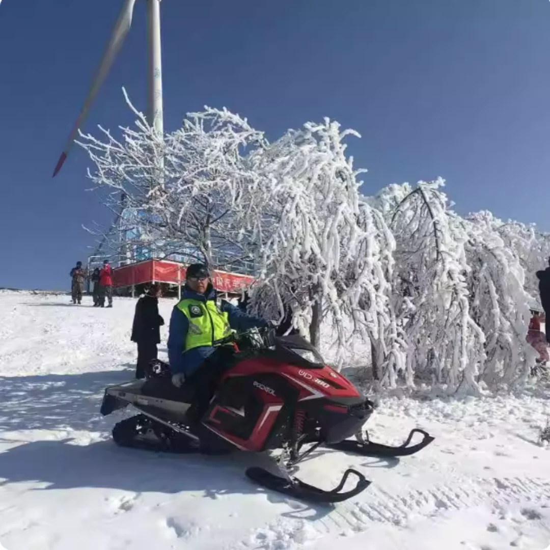 Adult 2-seater intelligent ATV 150CC tracked snowmobile, snow off-road motorcycle